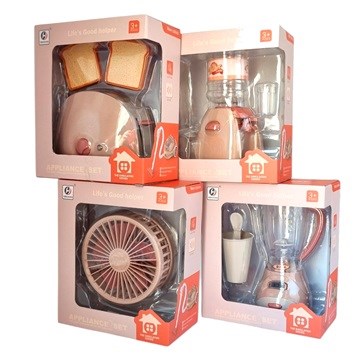 LICUADORA/TOSTADORA/VENTILADOR/DISPENSER C/LUZ Y SONIDO EN CAJA OT1365028 LK1365025 LK1365021 LK1365