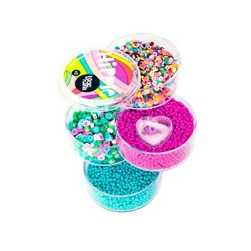 SET P/ ARMAR PULSERAS TUBO CHICO 4 COMPART. LOOK80 LOOK (B12)