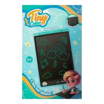 TABLET DE DIBUJO NEON BRILLA EN LA OSCURIDAD TINY 23X2X32,5CM 76223 55585 SEB01