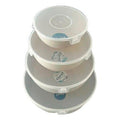 SET X4 BOWLS APILABLES C/TAPA 34000 CAROL CAR15
