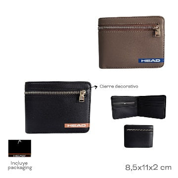 BILLETERA HOMBRE SIMIL CUERO SURTIDO HEAD/ALPINE 28914 28913 28923 29489 29494 TAR02