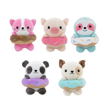 ANIMALES 18CM PLUSH EN SALVAVIDAS DONA 9152848 9152847 WD02
