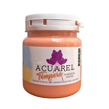 TEMPERA POTE PASTEL NARANJA ACUAREL 250GRS 2500040 MG01