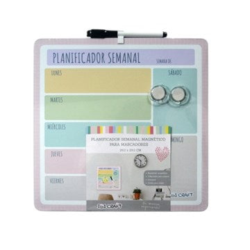PIZARRA 29X29 PLANIFICADOR SEMANAL 685033 IBI01