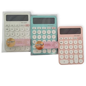 CALCULADORA 12 DIGITOS IBICRAFT 073130 IBI01