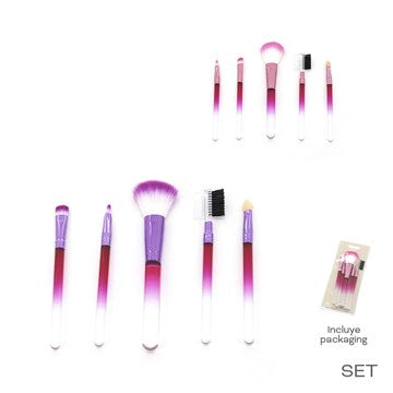 SET BROCHAS X 5 TRANSP. TRENDY 18709 TAR02