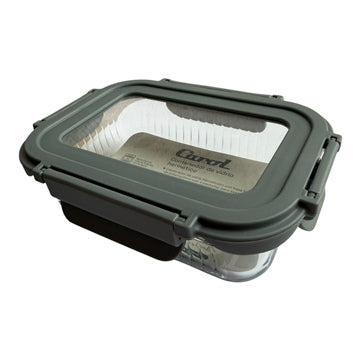 HERMETICO RECT VIDRIO 15X11CM TAPA HERMETICA 48015 CAR15