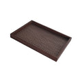 BANDEJA 29,5X18,5CM MADERA C/BASE PVC 045BA9379A DOL01