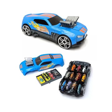 GUARDA AUTOS 2 EN 1 AUTO 32CM P/15 AUTOS HOT WHEELS HWCC15 HWCC15R ITK03