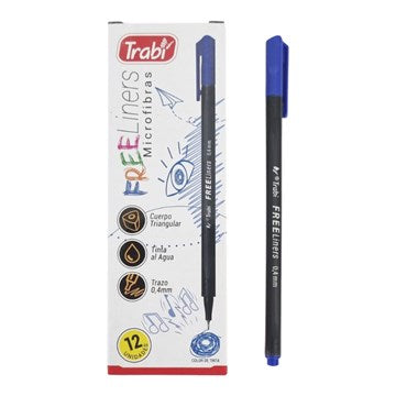 MICROFIBRA 0.4MM AZUL FREE LINERS TR1035 TRABI