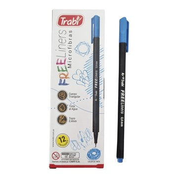 MICROFIBRA 0.4MM CELESTE FREE LINERS TR1042 TRABI