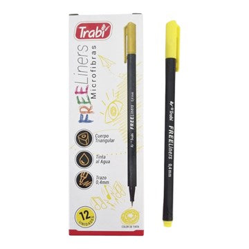 MICROFIBRA 0.4MM AMARILLO FREE LINERS TR1043 TRABI