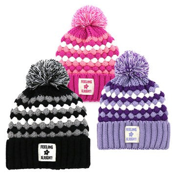 GORRO TRICOLOR C/POMPON 15762 TAR02