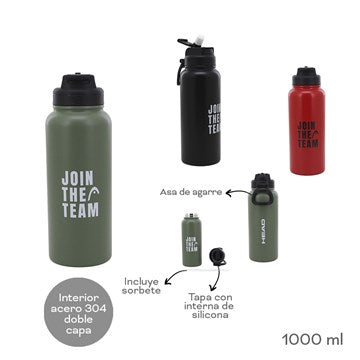 BOTELLA 1000ML TERMICA HEAD 31394 TAR02 (P)