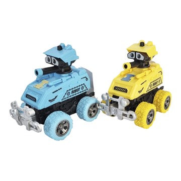 TANQUE C/ROBOT RUEDA GOMA A FRICCION 11X11CM SD23994 PK01