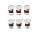 VASO CAFE X 6 C/AGARRADERA 303628 PCU01