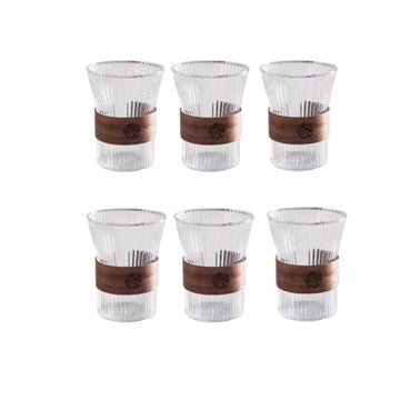 VASO CAFE X 6 C/AGARRADERA 303628 PCU01