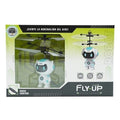 ROBOT HELICOPTERO A RADIO CONTROL C/CARGA USB FLY-UP 55609 SEB01