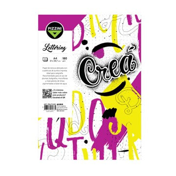 BLOCK A4  X30HJ LETTERING 180GR  PBLETX30A PZ01