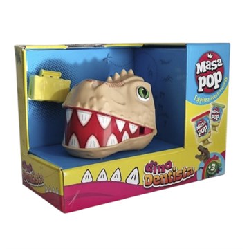 MASA POP DINOMANIA DENTISTA C/MOLDES Y ACCESORIOS J4010 CHIKI