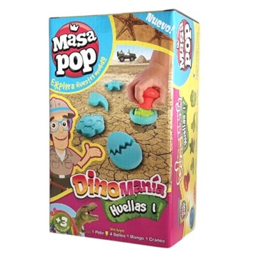 MASA POP DINOMANIA HUELLAS J4009 CHIKI