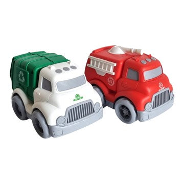 CAMIONES X2 BOMBERO/RECOLECTOR 25X15CM EN BLISTER PVC 852-27Z1 PK01