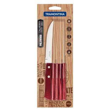 CUCHILLO MESA X6 M/MADERA POLYWOOD TRAMONTINA 21100/675 DIP01 (B60)