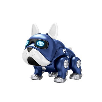 PERRO ROBOT. C/MOVIMIENTO, LUZ Y SONIDO A PILAS EN CAJA 16X18,5X11CM MS80 GRU01