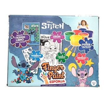 LIBRO P/COLOREAR FINGER PAINT EN CAJA C/ACCESORIOS 6568 EV01