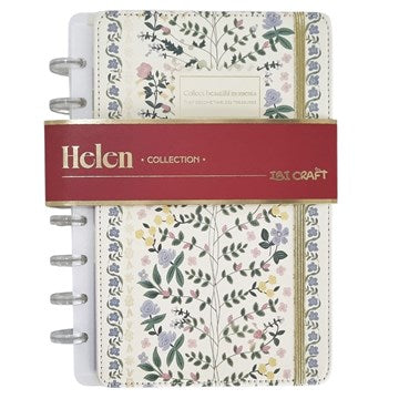 CUADERNO A5 C/DISCOS 80HJ + STICKERS HELLEN COLLECTION 115400 IBI01