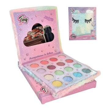 SET DE MAQUILLAJE 16 SOMBRAS DE OJOS TAPA PELUCHE TINY 79568 3404 SEB01