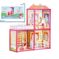 CASITA DE MUÑECAS TINY 80CM ALT.C/MUÑECA+MUEBLES+ACCES. 56672 SEB01
