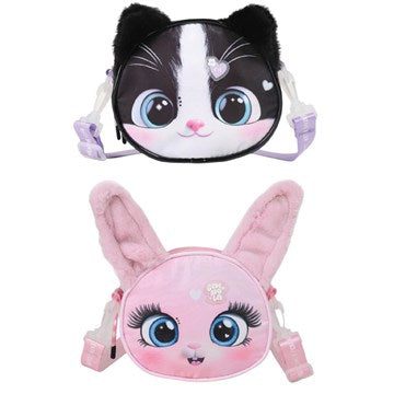 BANDOLERA 21X4,5X19CM PVC ESTAMPADA CAT/BUNNY CB129 CB130 CHI01