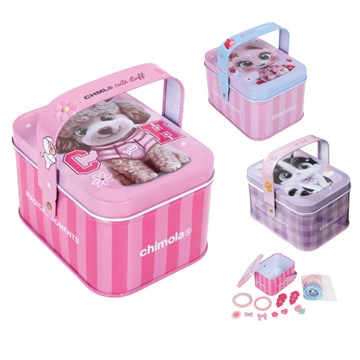 LATA C/ COLITAS/HEBILLAS Y ACCESORIOS CHARM BOX ST181 CHI01