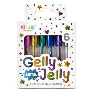 MINI BOLIGRAFO X6 GEL METALIZADO KIRUKI 144008 KIR01