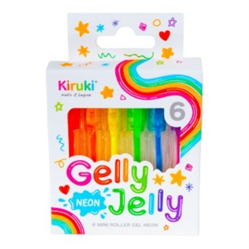 MINI BOLIGRAFO X6 GEL NEON KIRUKI 144006 KIR01