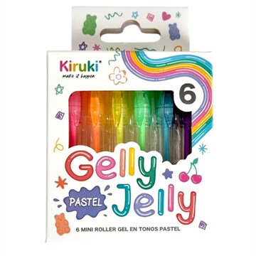 MINI BOLIGRAFO X6 GEL PASTEL KIRUKI 144005 KIR01
