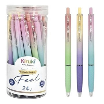 BOLIGRAFO 1MM RETRATIL AZUL DIS SURT FEEL/NEWURBAN/SMILE/SPRING 110002 110016 110017 110018 KIR01