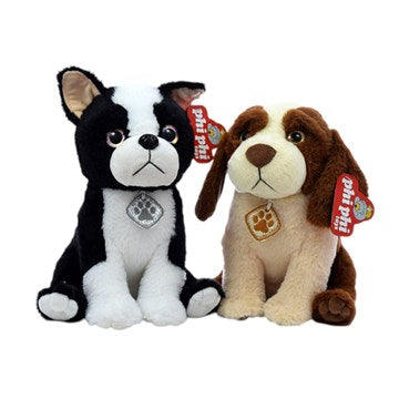 PERRO 28CM RAZA C/MEDALLA 2 MODELOS 8191 PHI PHI