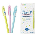 BOLIGRAFO BORRABLE 0.7MM AZUL FIX-IT KIRUKI 120004 KIR01