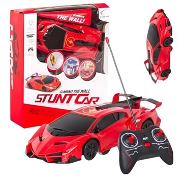 AUTO R/C ESCALADOR DE PARED Y TECHO CON GIRO 360°. CON LUZ Y CABLE USB   RC14 GRU01
