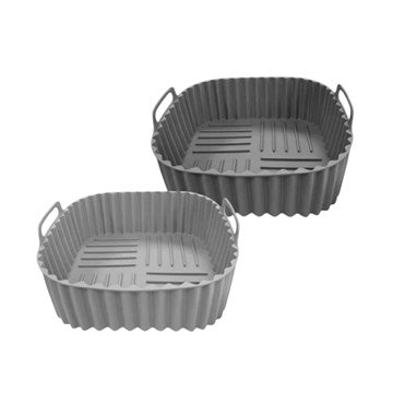 MOLDE X2 CUAD. 20X7CM P/AIR FRYER SILICONA SM03 HUD01