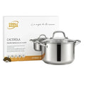 OLLA 20CM ACERO INOX. TRIPLE FONDO CY2603-20 RES01