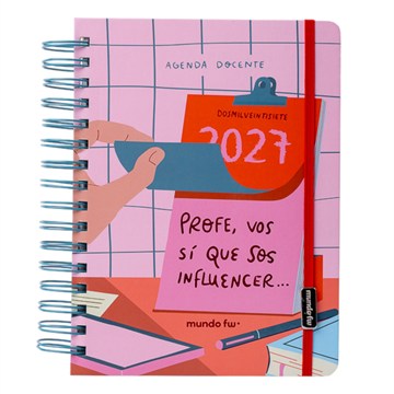 AGENDA 2027 15X21 DIARIA DOCENTE C/ESP. INFLUENCER/GREEN 203780 FW