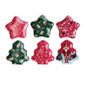 PLATO 25CM MELAMINA C/FORMA Y DISEÑO NAVIDEÑO NS413407Z1 NS413416Z1 PK01