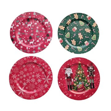 PLATO 32CM MELAMINA DISEÑOS NAVIDEÑOS NS413398Z1 PK01