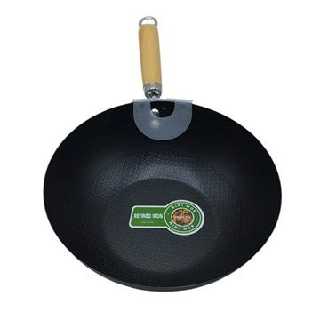 WOK 24CM HIERRO REFINADO LUZCC2547 LUX01