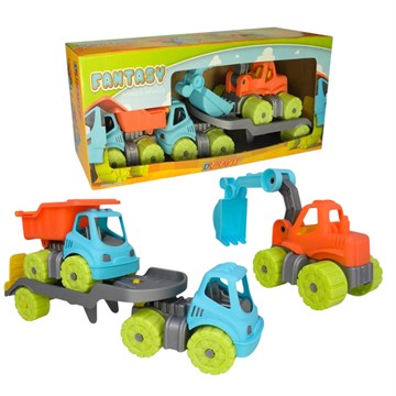 CAMION FRONTAL+TRAILER+RETRO INFANTIL FANTASY EN CAJA DURAVIT 684 CAU01