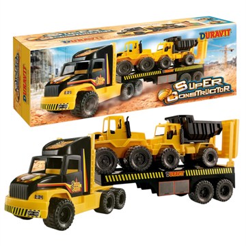 CAMION CONSTRUCCION 3 80X32X20CM EN CAJA DURAVIT 218 CAU01