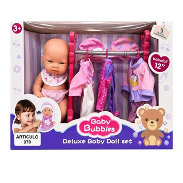BEBE C/OUTFIT BUBBLES EN CAJA 0970 JTE01